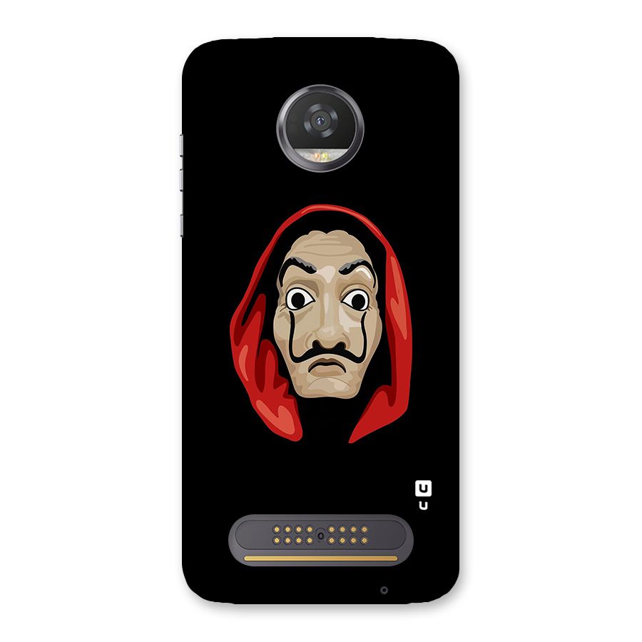 Money Heist Mask Back Case for Moto Z2 Play