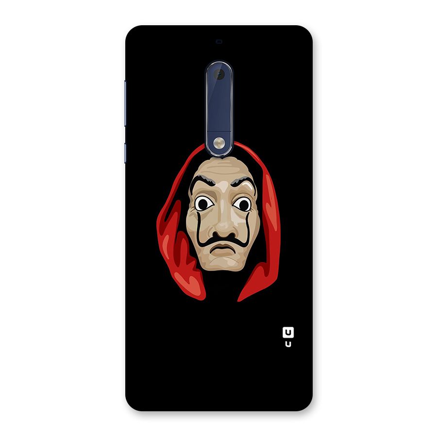 Money Heist Mask Back Case for Nokia 5