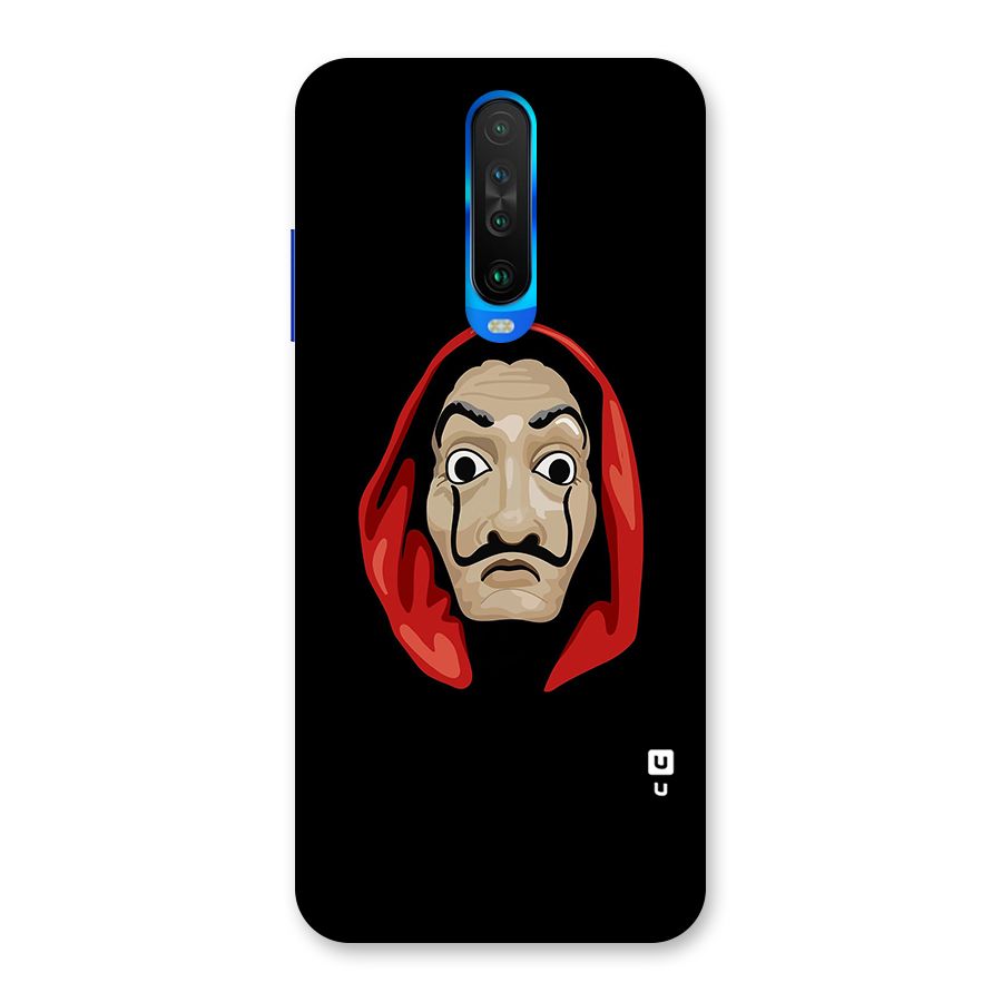 Money Heist Mask Back Case for Poco X2