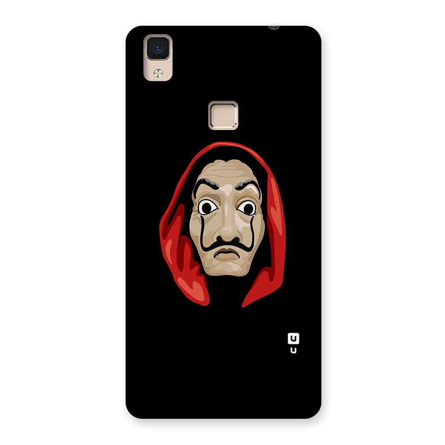 Money Heist Mask Back Case for V3 Max