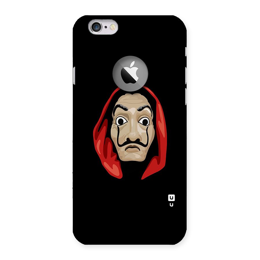 Money Heist Mask Back Case for iPhone 6 Logo Cut