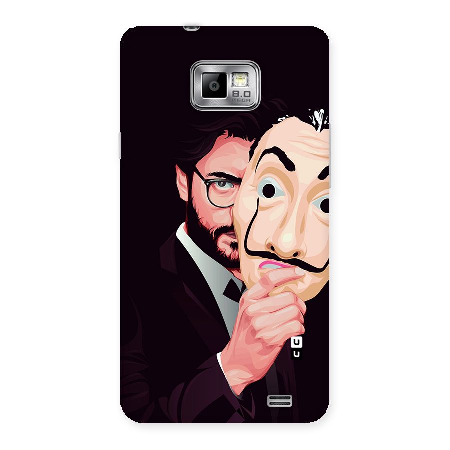 Money Heist Professor Art Back Case for Galaxy S2