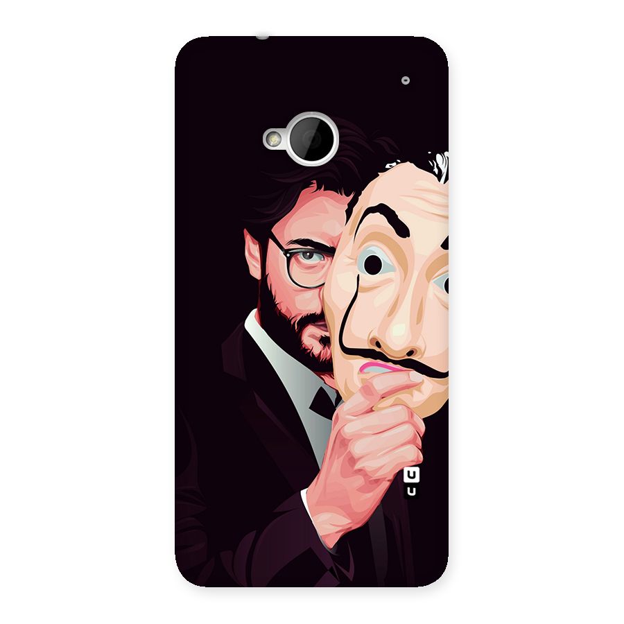 Money Heist Professor Art Back Case for HTC One M7