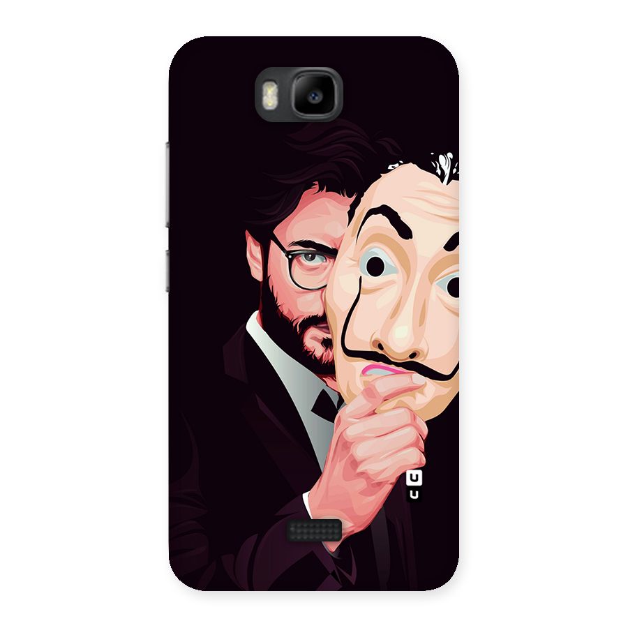 Money Heist Professor Art Back Case for Honor Bee