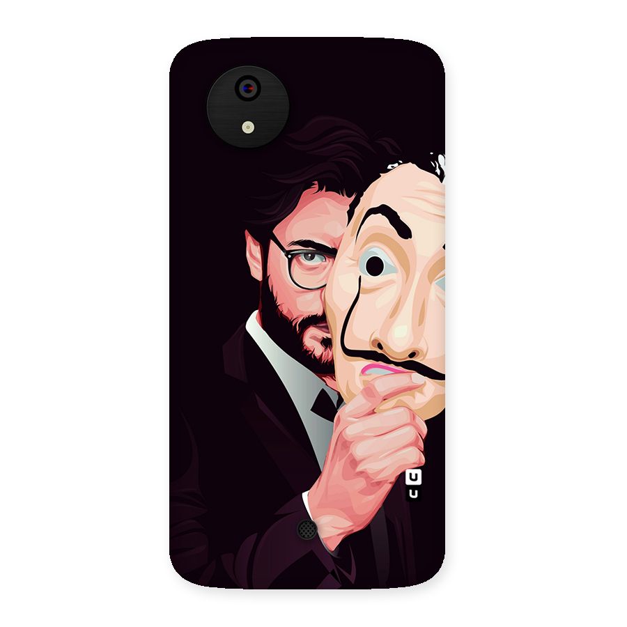 Money Heist Professor Art Back Case for Micromax Canvas A1