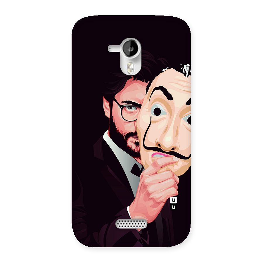 Money Heist Professor Art Back Case for Micromax Canvas HD A116