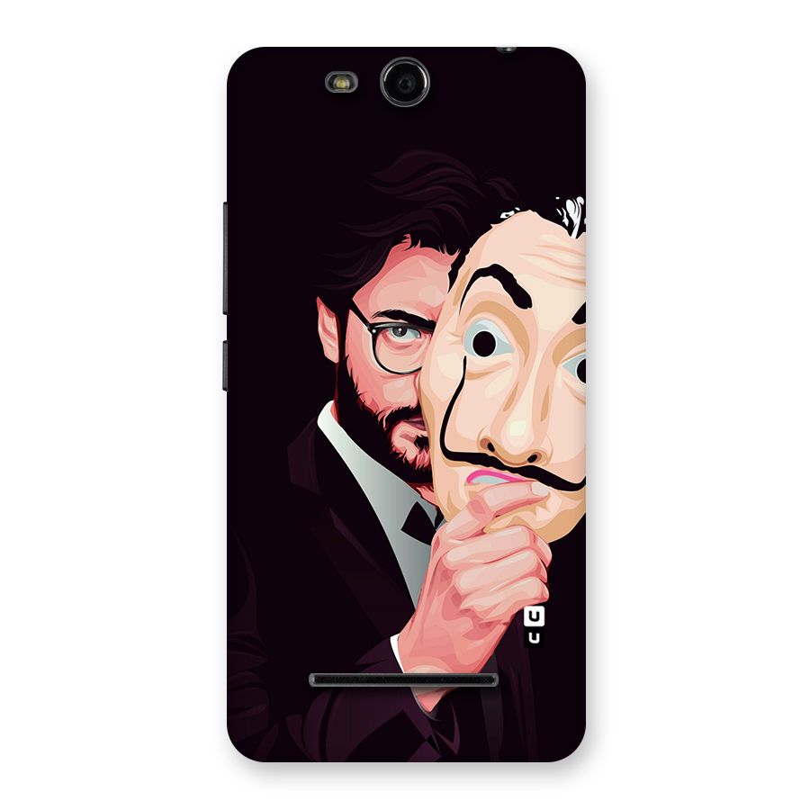 Money Heist Professor Art Back Case for Micromax Canvas Juice 3 Q392