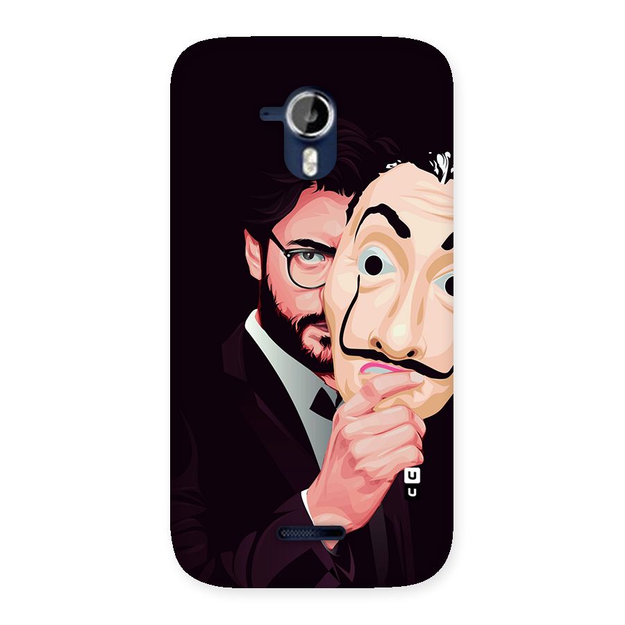 Money Heist Professor Art Back Case for Micromax Canvas Magnus A117