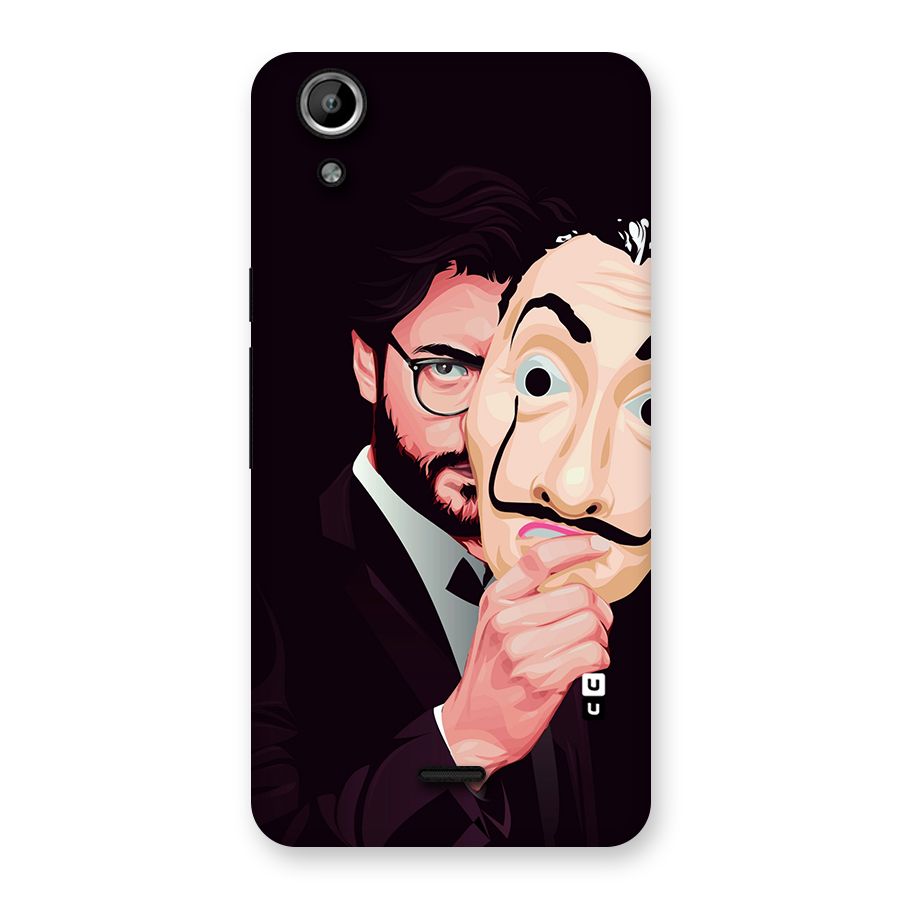 Money Heist Professor Art Back Case for Micromax Canvas Selfie Lens Q345