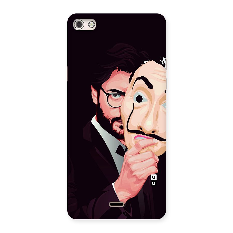 Money Heist Professor Art Back Case for Micromax Canvas Silver 5