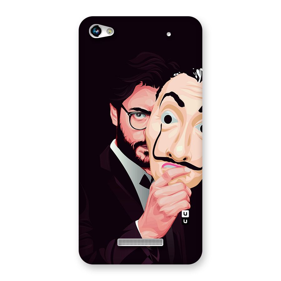Money Heist Professor Art Back Case for Micromax Hue 2