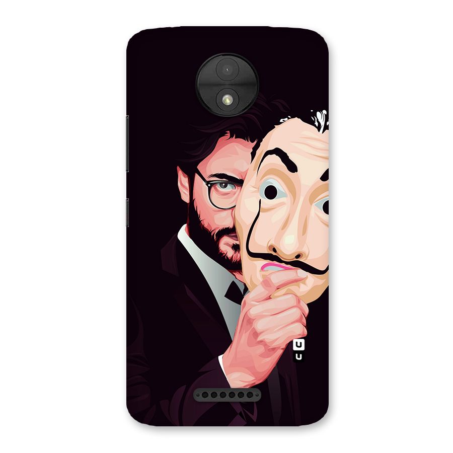 Money Heist Professor Art Back Case for Moto C