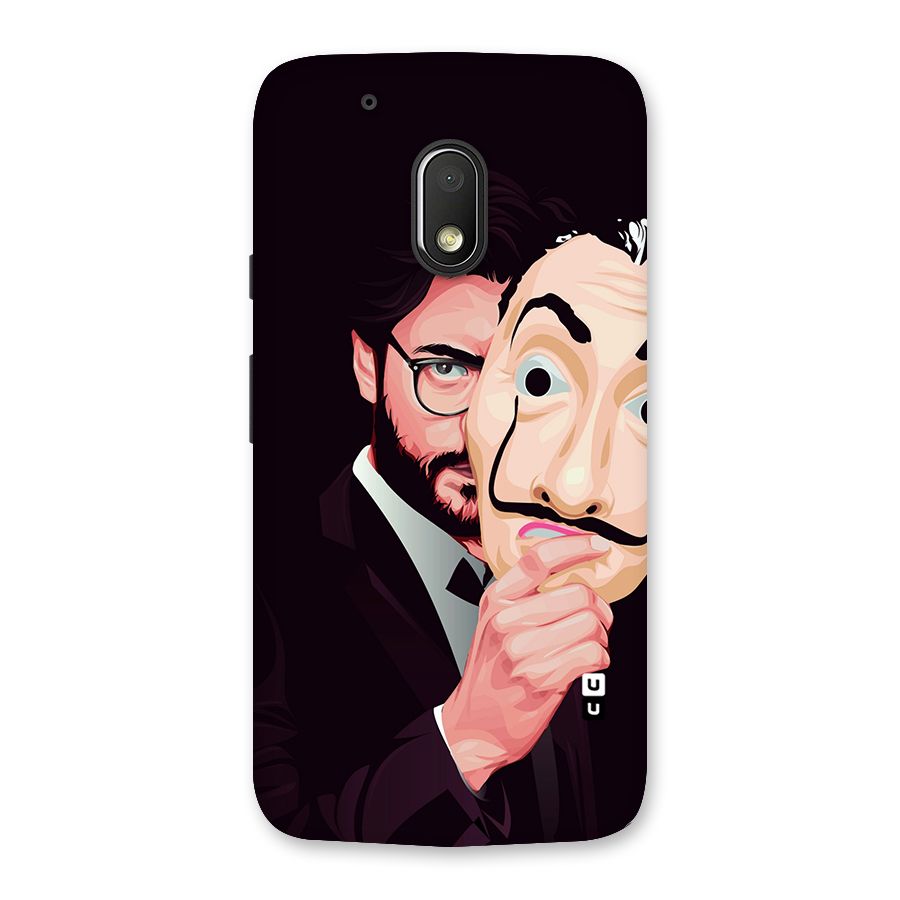 Money Heist Professor Art Back Case for Moto G4 Play