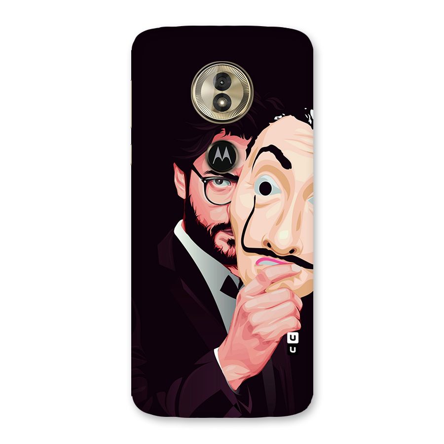 Money Heist Professor Art Back Case for Moto G6 Play