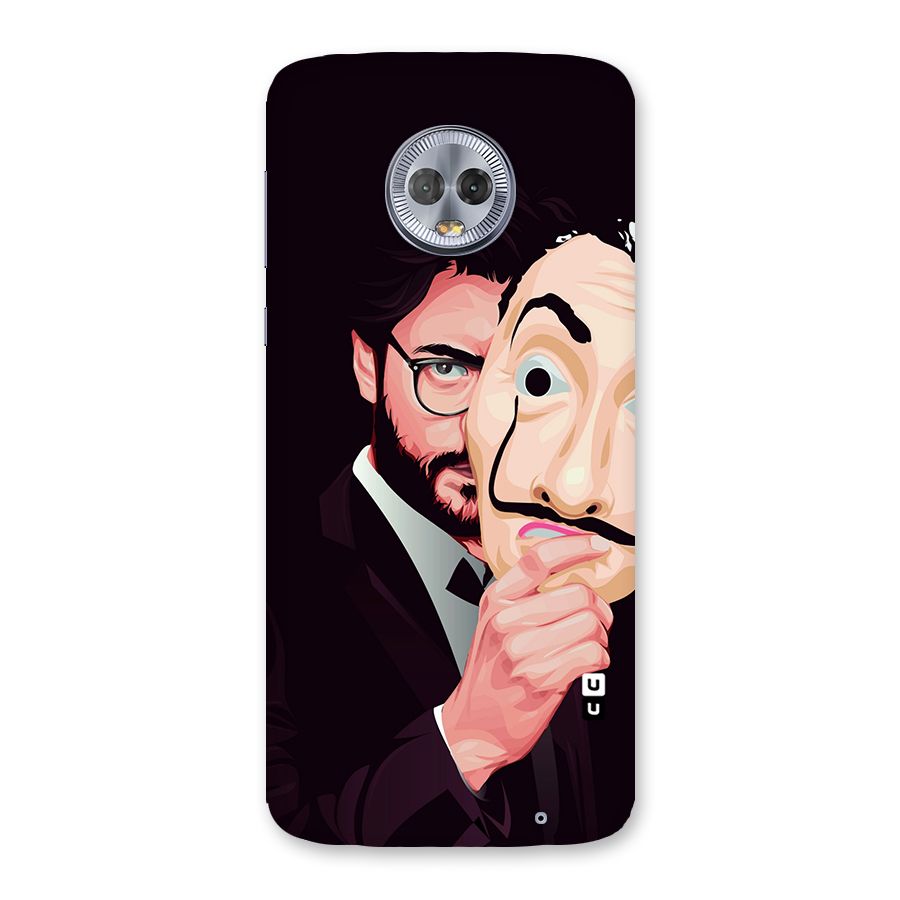 Money Heist Professor Art Back Case for Moto G6 Plus