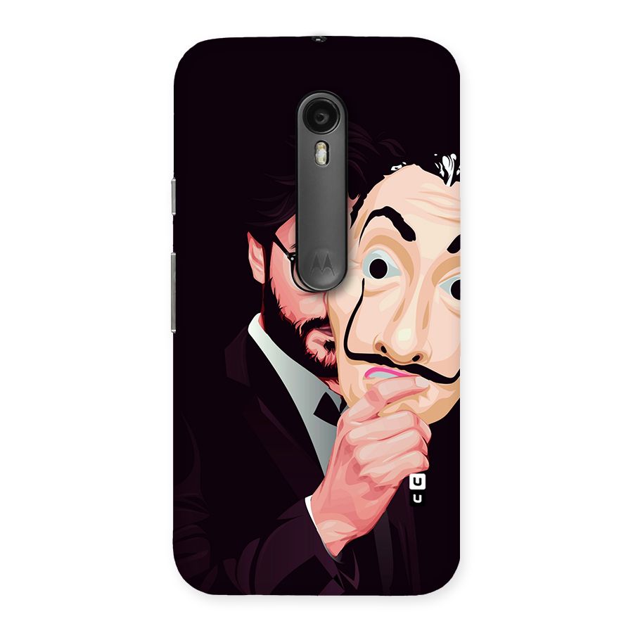 Money Heist Professor Art Back Case for Moto G Turbo