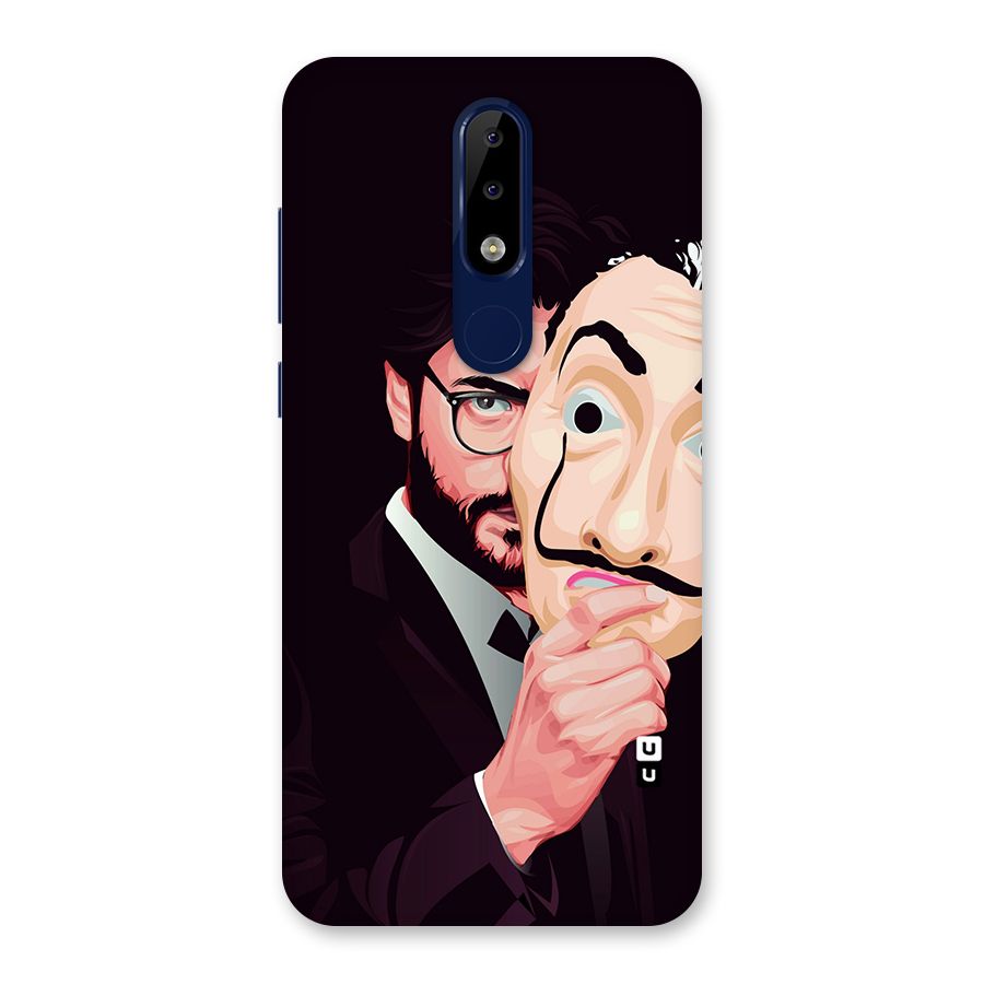 Money Heist Professor Art Back Case for Nokia 5.1 Plus
