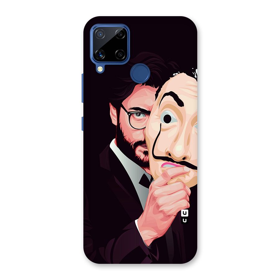 Money Heist Professor Art Back Case for Realme C15