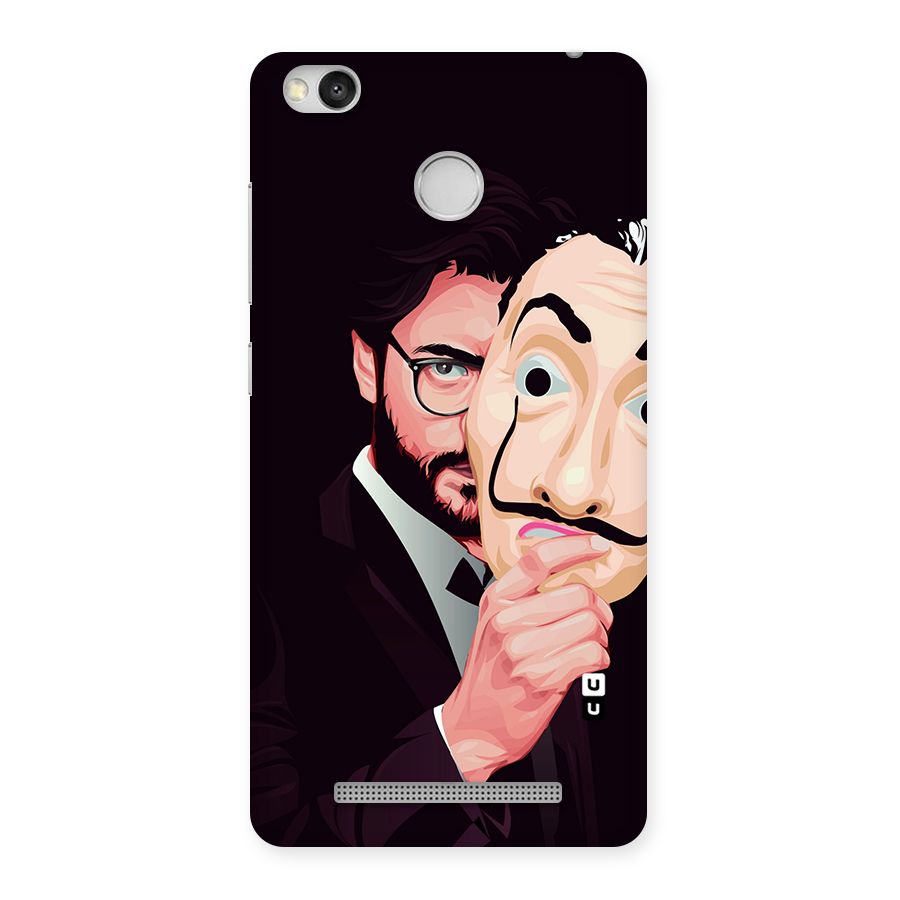 Money Heist Professor Art Back Case for Redmi 3S Prime