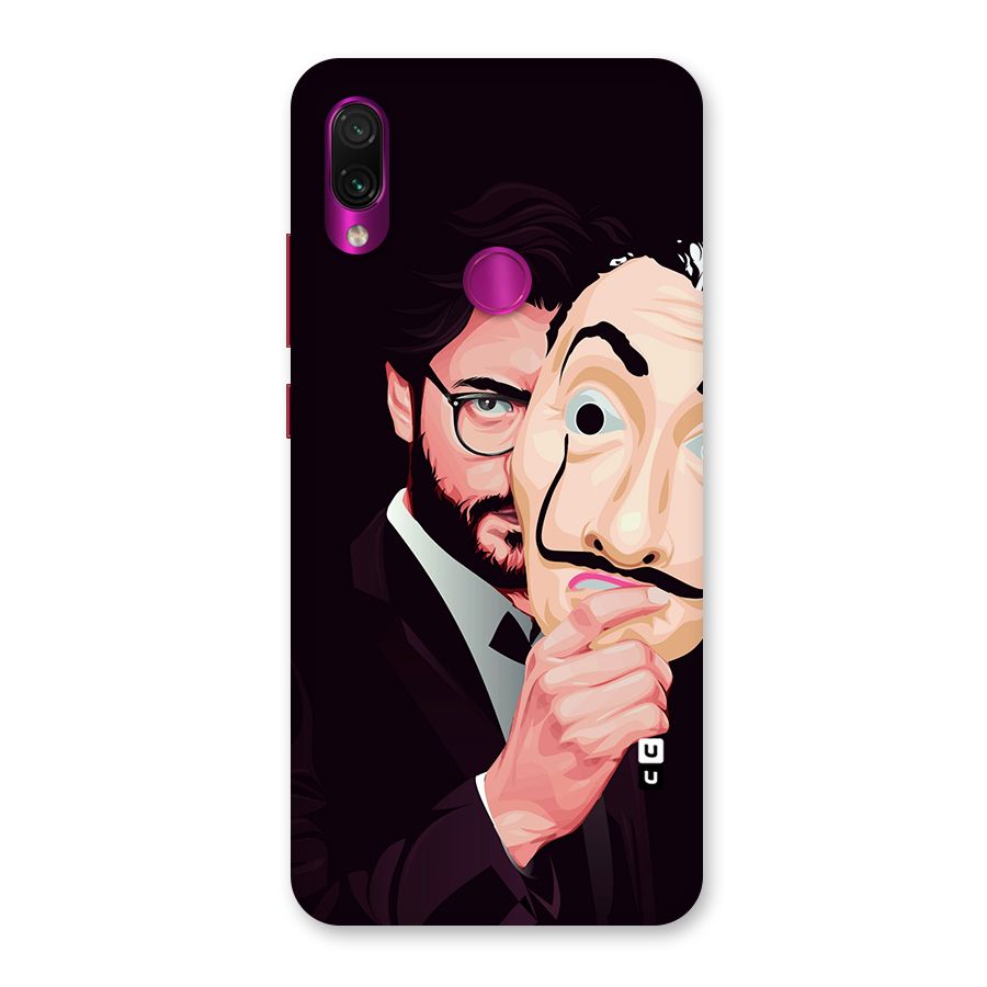 Money Heist Professor Art Back Case for Redmi Note 7 Pro