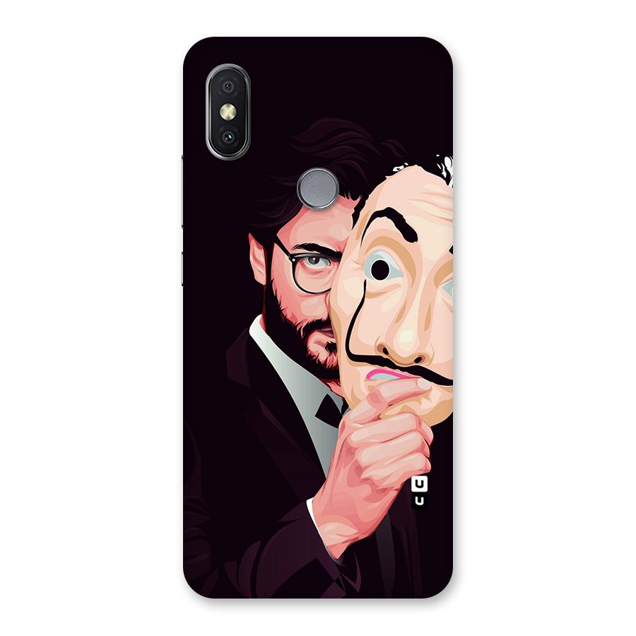 Money Heist Professor Art Back Case for Redmi Y2