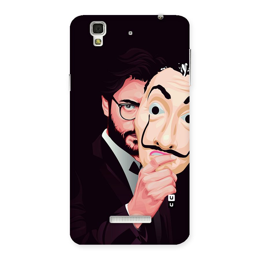 Money Heist Professor Art Back Case for Yu Yureka