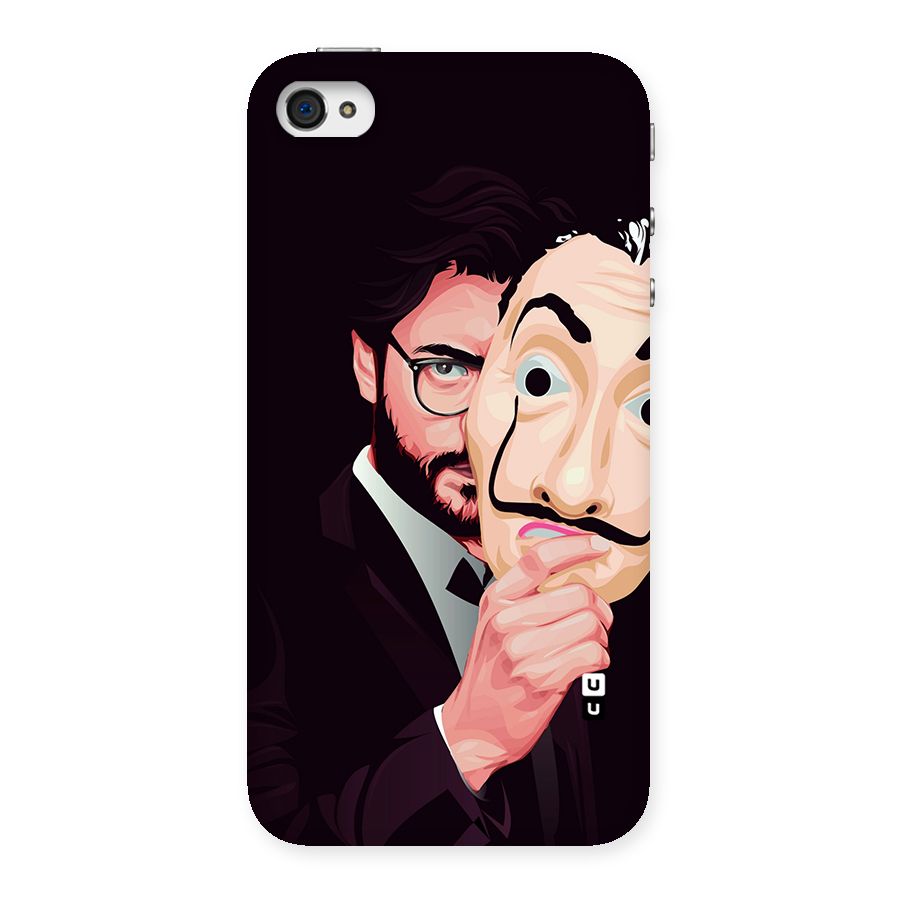Money Heist Professor Art Back Case for iPhone 4 4s