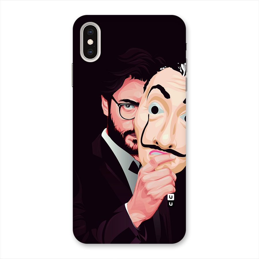 Money Heist Professor Art Back Case for iPhone XS Max