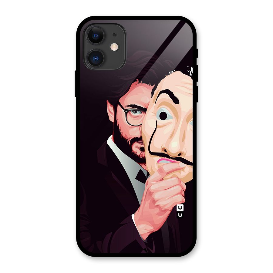 Money Heist Professor Art Glass Back Case for iPhone 11