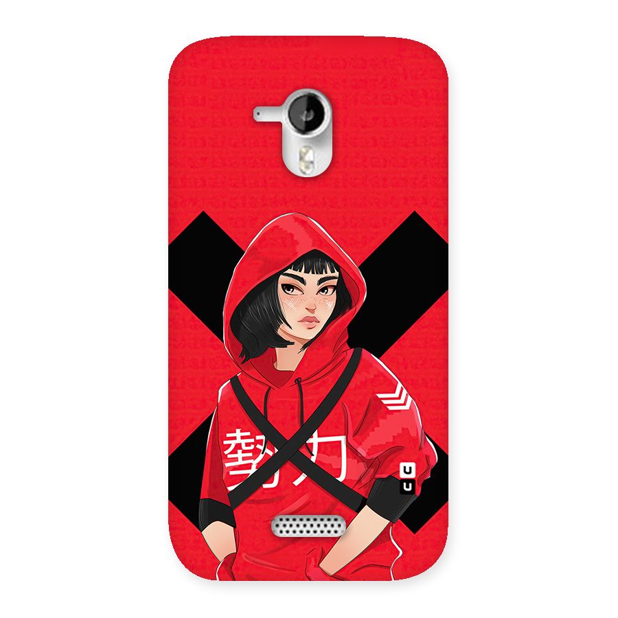 Money Heist Tokyo Digital Art Back Case for Micromax Canvas HD A116
