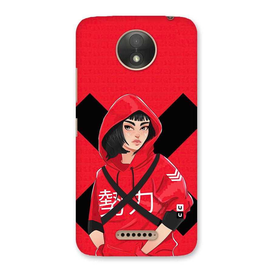 Money Heist Tokyo Digital Art Back Case for Moto C Plus