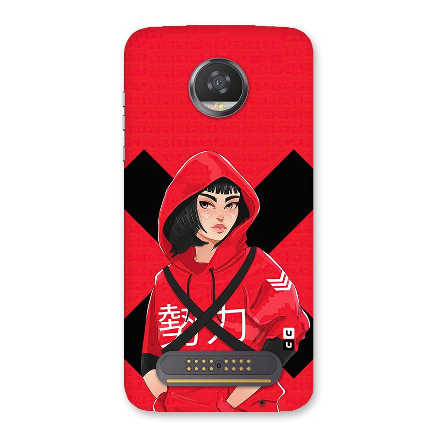Money Heist Tokyo Digital Art Back Case for Moto Z2 Play