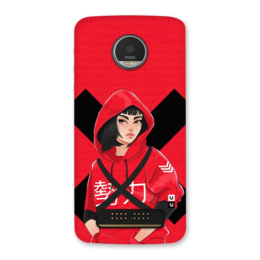 Money Heist Tokyo Digital Art Back Case for Moto Z Play