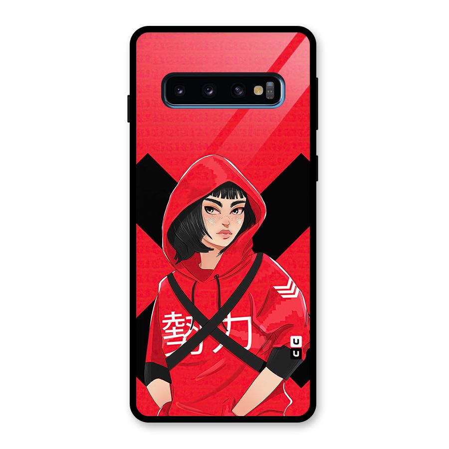 Money Heist Tokyo Digital Art Glass Back Case for Galaxy S10
