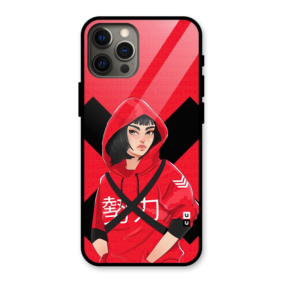 Money Heist Tokyo Digital Art Glass Back Case for iPhone 12 Pro Max