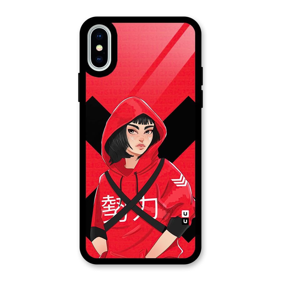 Money Heist Tokyo Digital Art Glass Back Case for iPhone XS