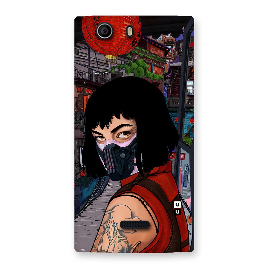 Money Heist Tokyo Mask Back Case for Canvas Nitro 2 E311