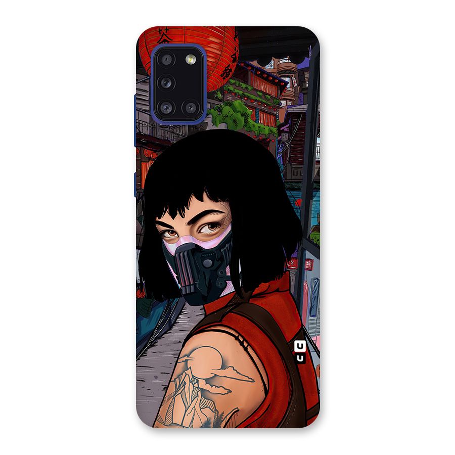 Money Heist Tokyo Mask Back Case for Galaxy A31