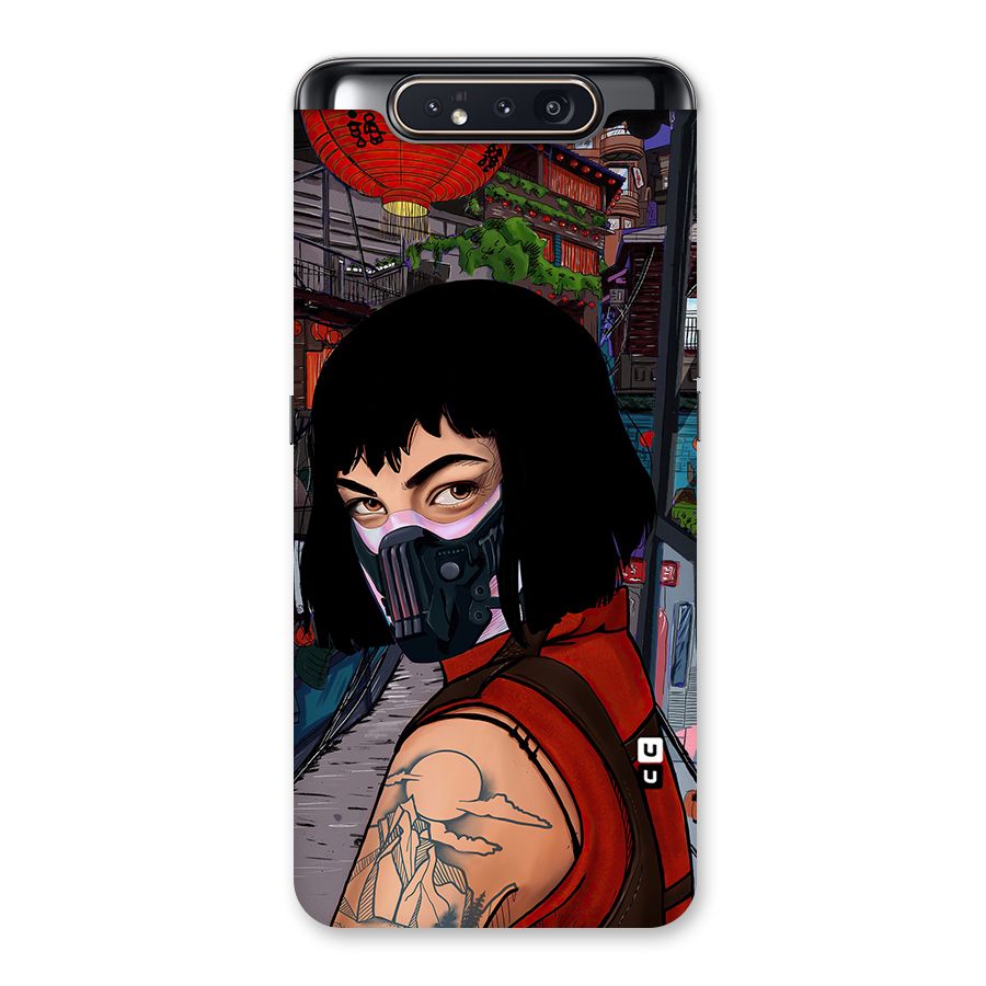 Money Heist Tokyo Mask Back Case for Galaxy A80