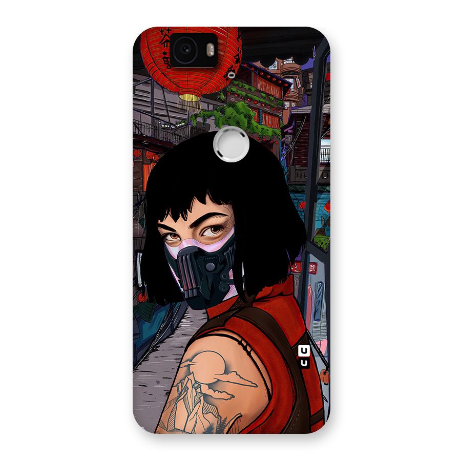 Money Heist Tokyo Mask Back Case for Google Nexus-6P
