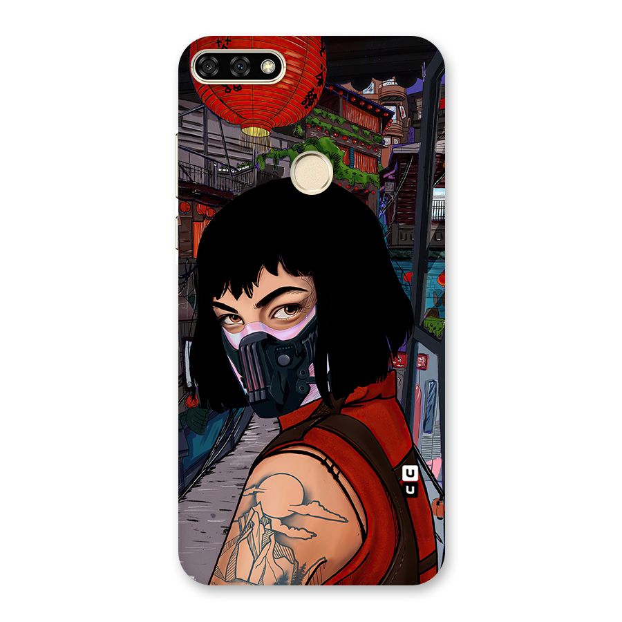 Money Heist Tokyo Mask Back Case for Honor 7A