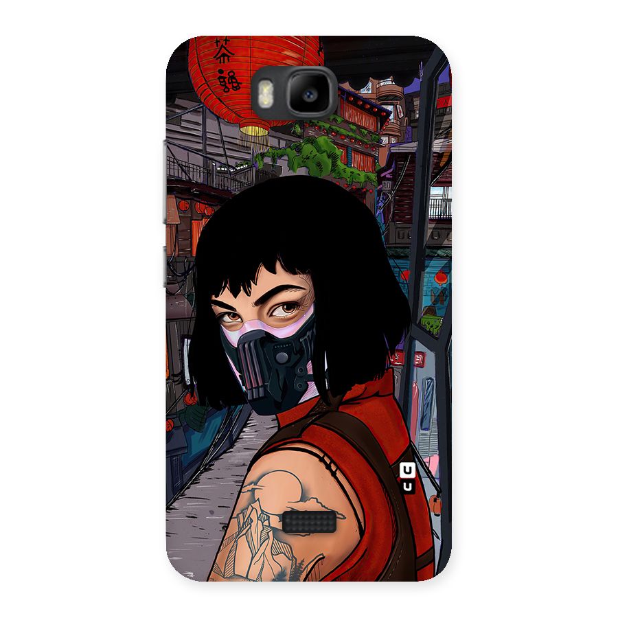 Money Heist Tokyo Mask Back Case for Honor Bee