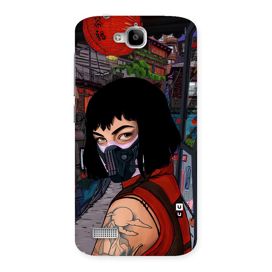 Money Heist Tokyo Mask Back Case for Honor Holly