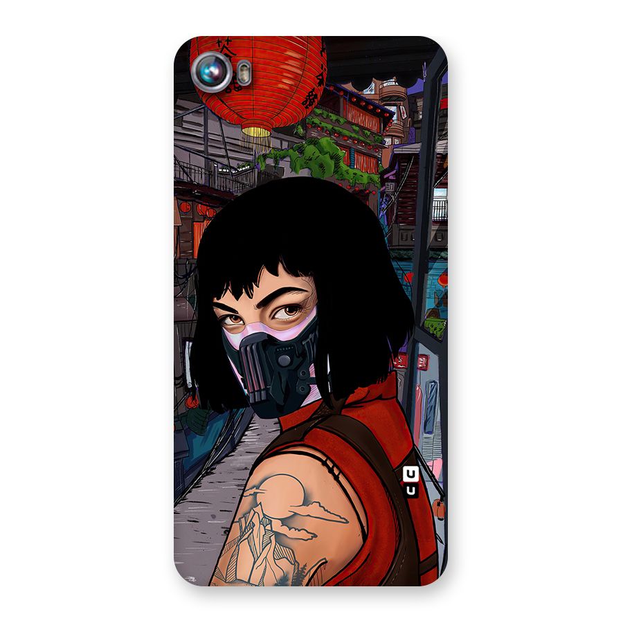 Money Heist Tokyo Mask Back Case for Micromax Canvas Fire 4 A107