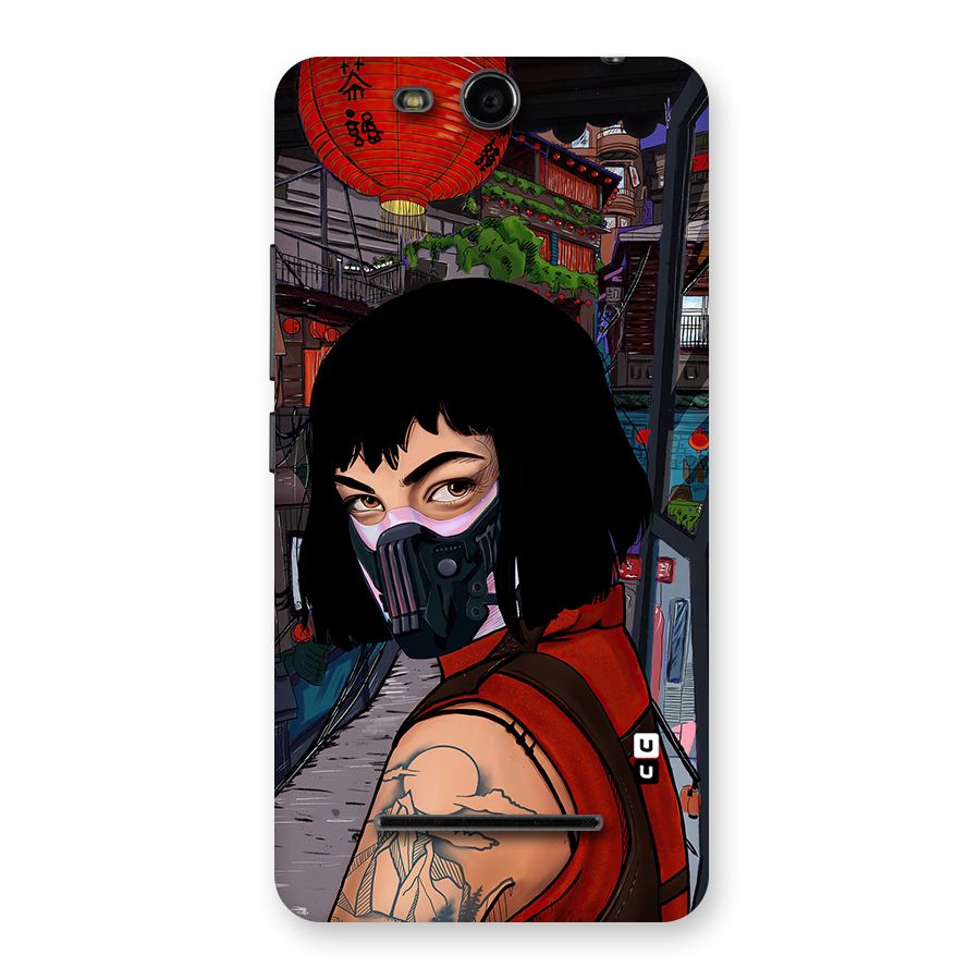 Money Heist Tokyo Mask Back Case for Micromax Canvas Juice 3 Q392