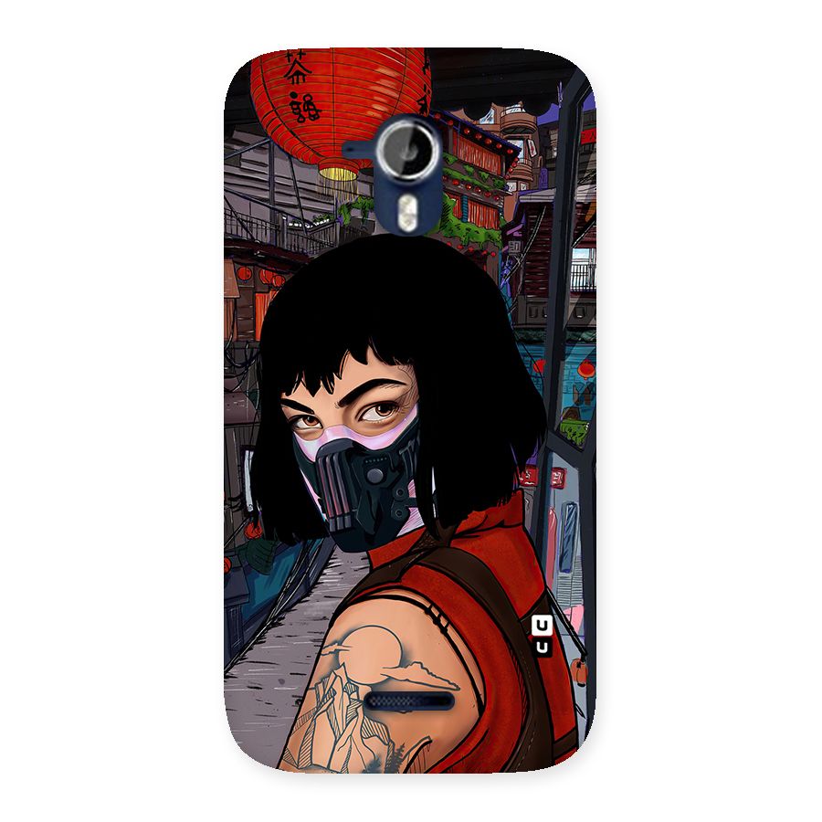 Money Heist Tokyo Mask Back Case for Micromax Canvas Magnus A117