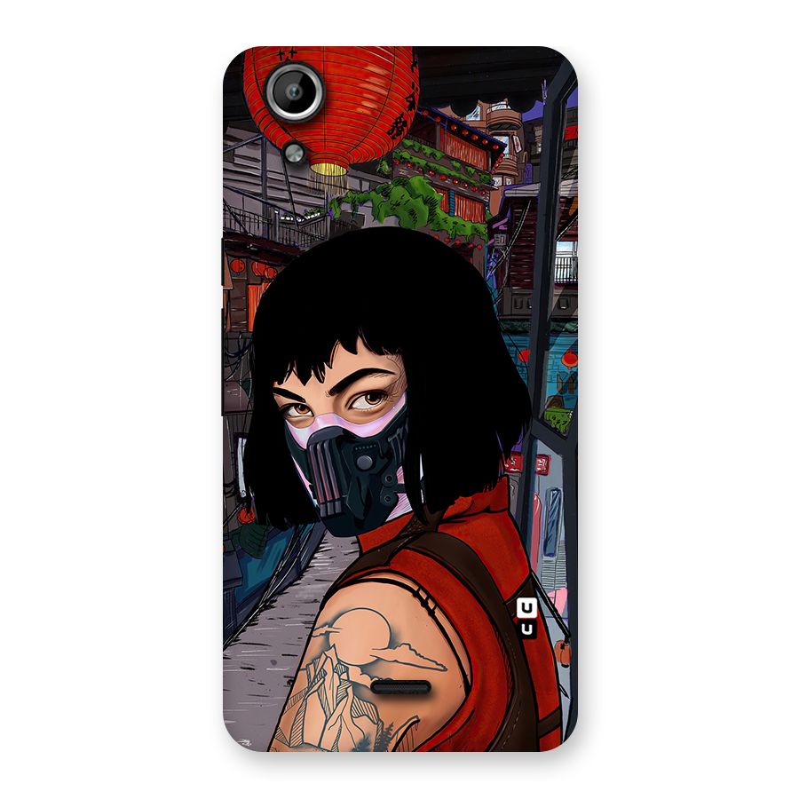 Money Heist Tokyo Mask Back Case for Micromax Canvas Selfie Lens Q345