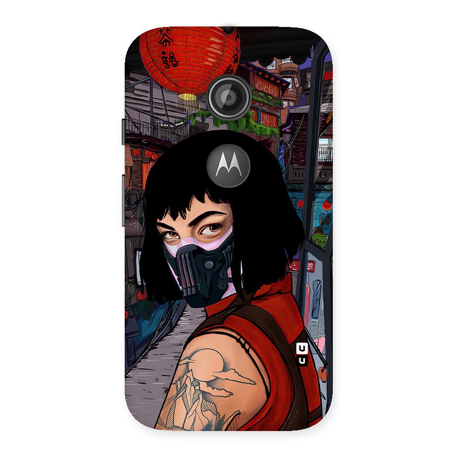 Money Heist Tokyo Mask Back Case for Moto E 2nd Gen