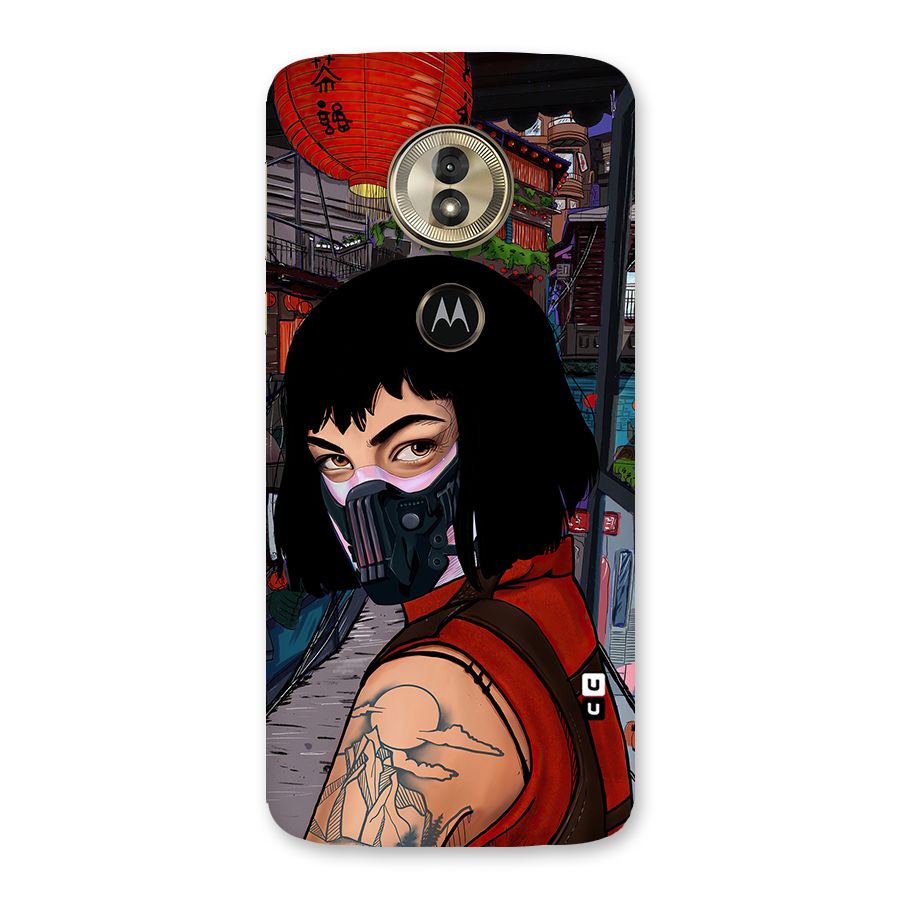 Money Heist Tokyo Mask Back Case for Moto G6 Play