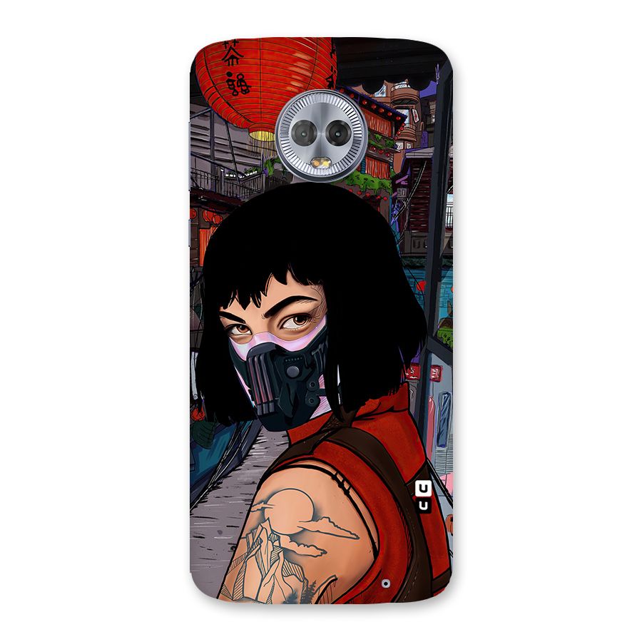 Money Heist Tokyo Mask Back Case for Moto G6 Plus